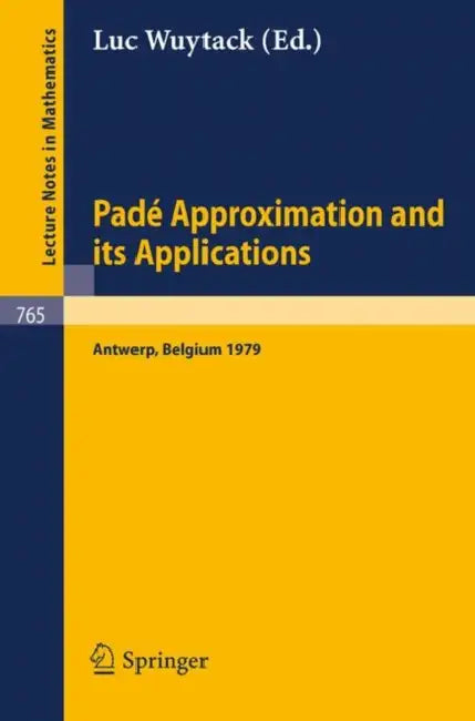 Buy Pade Approximation and Its Applications (English, L. Wuytack) — BookShops.in