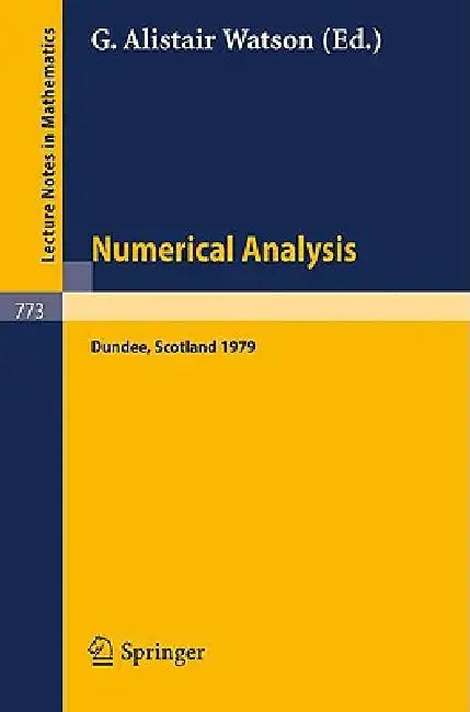Buy Numerical Analysis (English, G. a. Watson) — BookShops.in