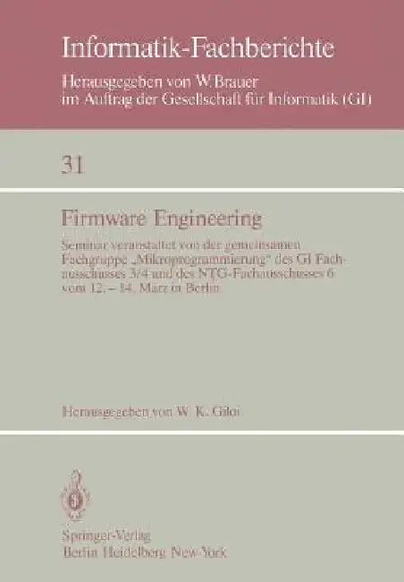 Buy Firmware Engineering (English, W. K. Giloi) — BookShops.in