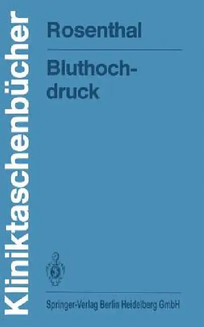 Buy Bluthochdruck (English, Julian Rosenthal) โ BookShops.in