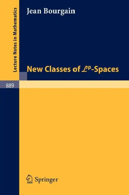 Buy New Classes of Lp-Spaces (English, J. Bourgain) — BookShops.in