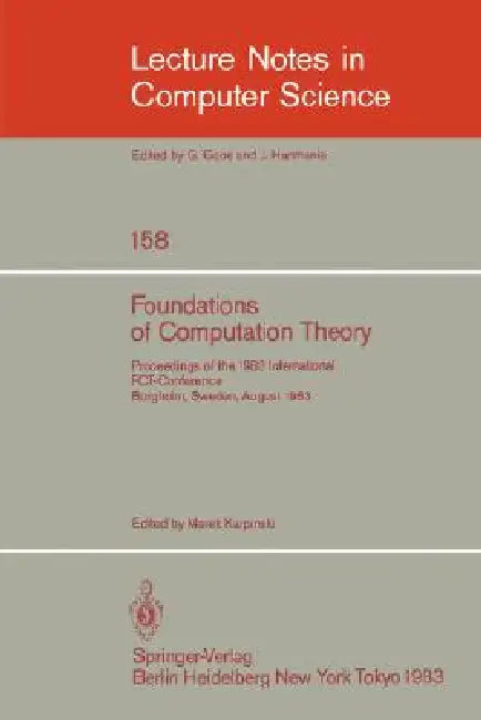 Buy Foundations of Computation Theory (English, M. Karpinski) — BookShops.in