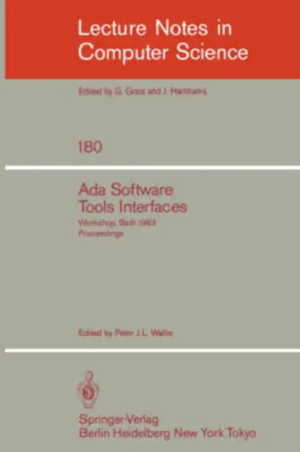 Buy ADA Software Tools Interfaces (English, Peter J. L. Wallis) — BookShops.in