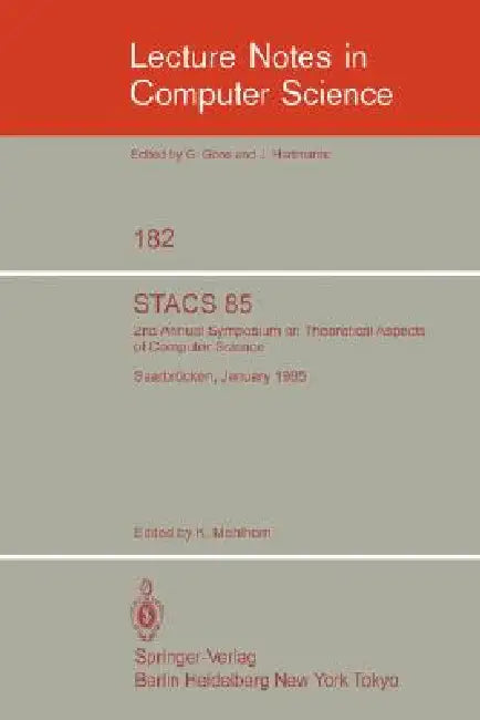 Buy Stacs 85 (English, K. Mehlhorn) — BookShops.in