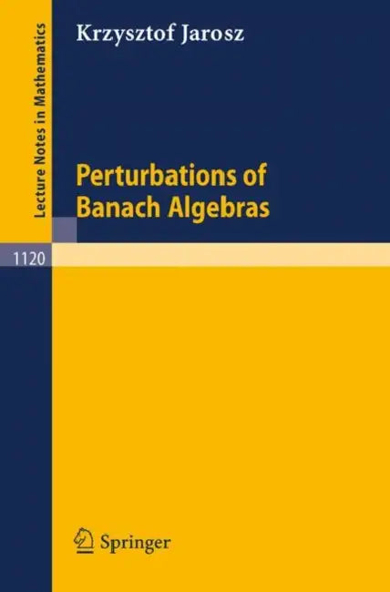 Buy Perturbation of Banach Algebras (English, Krzysztof Jarosz) — BookShops.in
