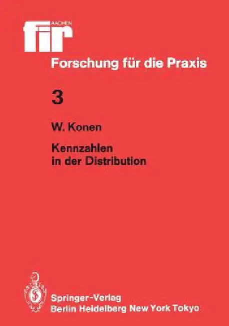 Buy Kennzahlen in Der Distribution (English, Werner Konen) β BookShops.in