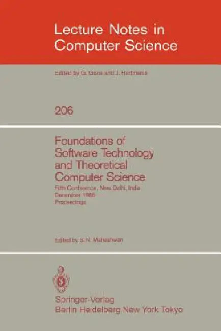Buy Foundations of Software Technology and Theoretical Computer Science (English, S. N. Maheshwari) — BookShops.in