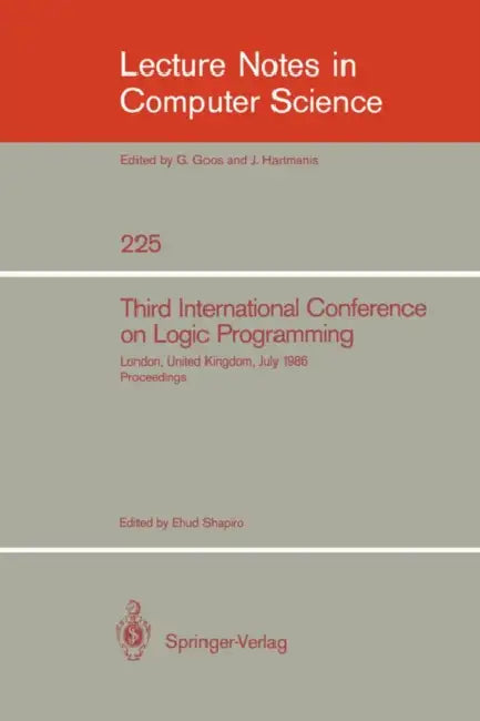 Buy Third International Conference on Logic Programming (English, Ehud Shapiro) — BookShops.in