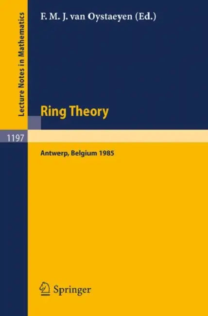 Buy Ring Theory (English, Freddy M. J. Van Oystaeyen) — BookShops.in