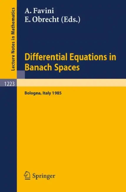 Buy Differential Equations in Banach Spaces (English, Angelo Favini | Enrico Obrecht) — BookShops.in