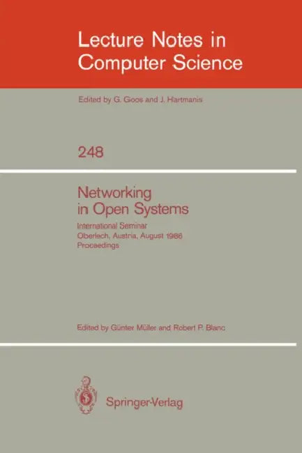 Buy Networking in Open Systems (English, Günter Müller | Robert P. Blanc) — BookShops.in