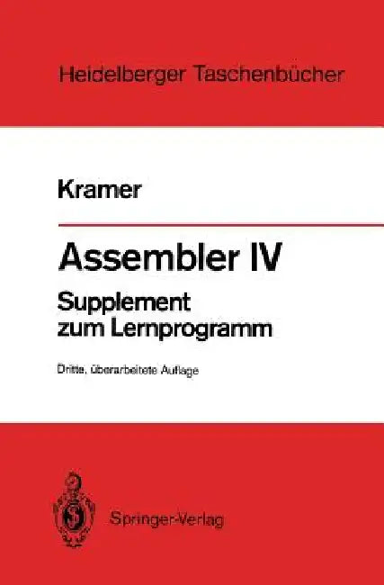 Assembler IV (English, Hasso Kramer)