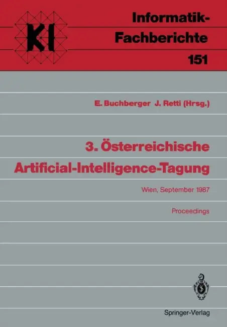 Buy 3. Österreichische Artificial-Intelligence-Tagung (English, Ernst Buchberger | Johannes Retti) — BookShops.in