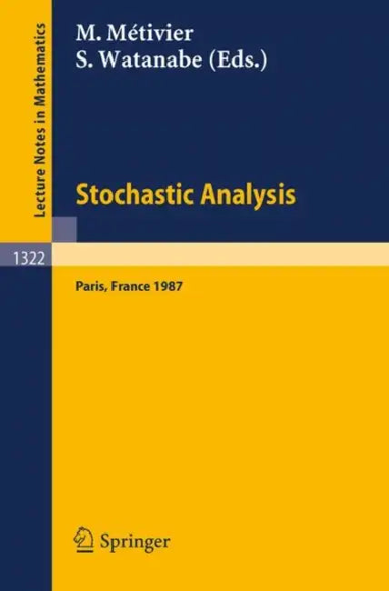 Buy Stochastic Analysis (English, Michel Metivier | Shinzo Watanabe) — BookShops.in