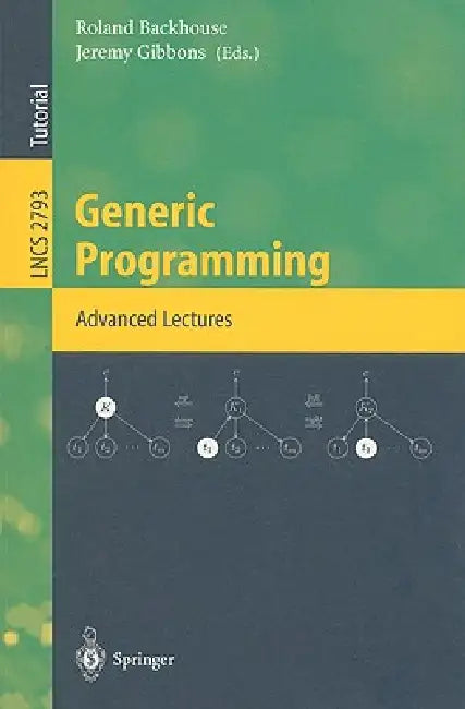 Buy Generic Programming (English, Roland Backhouse | Jeremy Gibbons) — BookShops.in