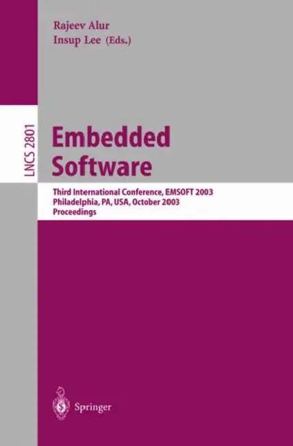 Buy Embedded Software (English, Rajeev Alur) — BookShops.in