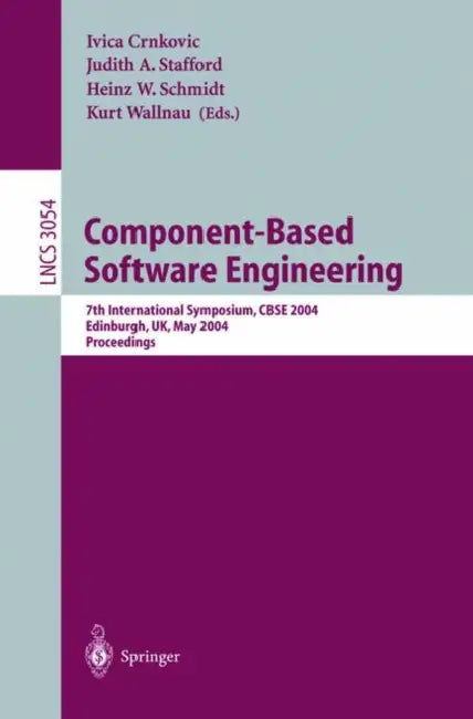 Buy Component-Based Software Engineering (English, Ivica Crnkovic | Judith A. Stafford | Heinz W. Schmidt) — BookShops.in