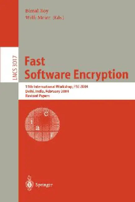 Buy Fast Software Encryption (English, Bimal Kumar Roy | Willi Meier) — BookShops.in