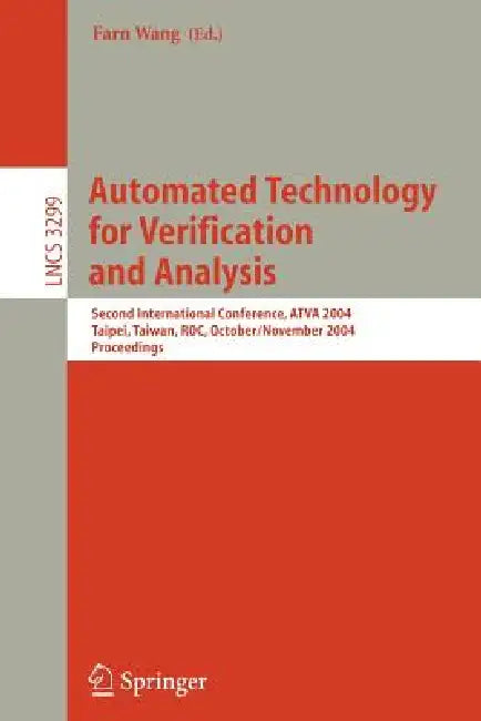 Buy Automated Technology for Verification and Analysis (English, Farn Wang) — BookShops.in