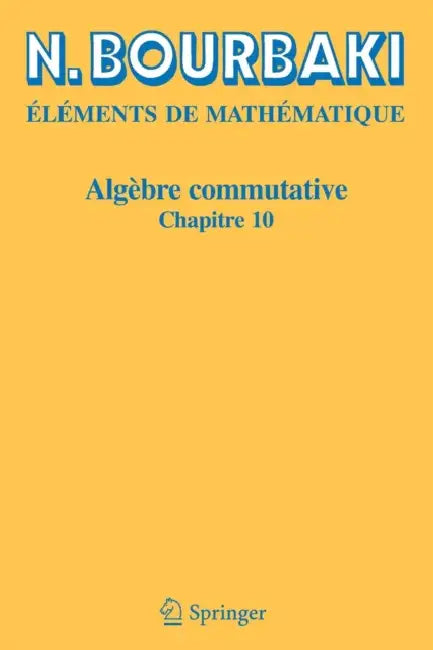 Buy Algèbre Commutative (English, N. Bourbaki) — BookShops.in
