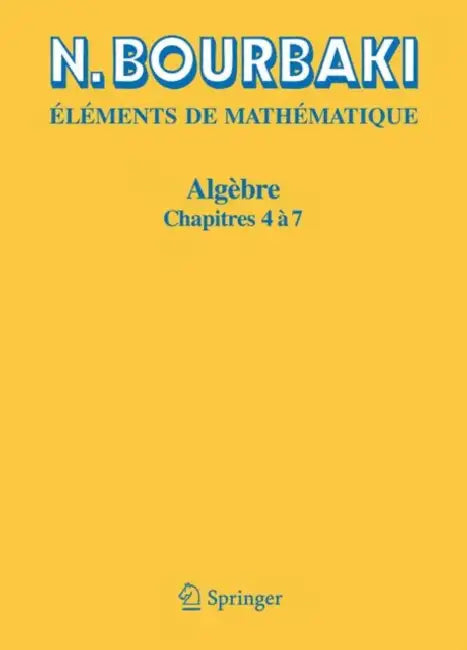 Buy Algèbre (English, N. Bourbaki) — BookShops.in