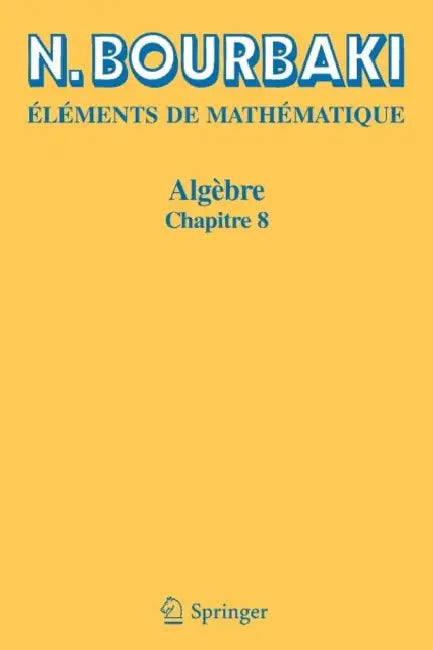 Buy Algèbre (English, N. Bourbaki) — BookShops.in