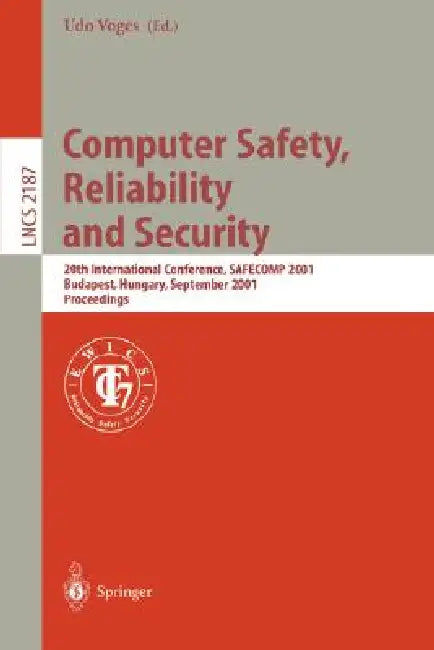 Buy Computer Safety, Reliability and Security | by Udo Voges | S — BookShops.in