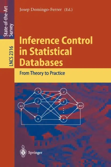 Buy Inference Control in Statistical Databases (English, Josep Domingo-Ferrer) — BookShops.in