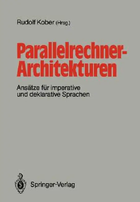 Buy Parallelrechner-Architekturen (English, Rudolf Kober) — BookShops.in