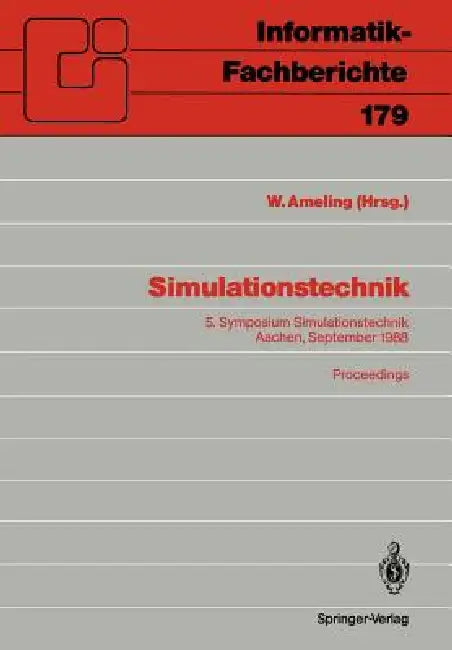 Buy Simulationstechnik (English, Walter Ameling) — BookShops.in