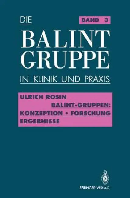 Buy Balint-Gruppen (English, Jürgen Körner | Ulrich Rosin) — BookShops.in