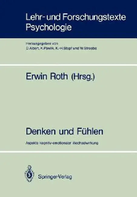 Buy Denken Und Fühlen (English, Erwin Roth) — BookShops.in