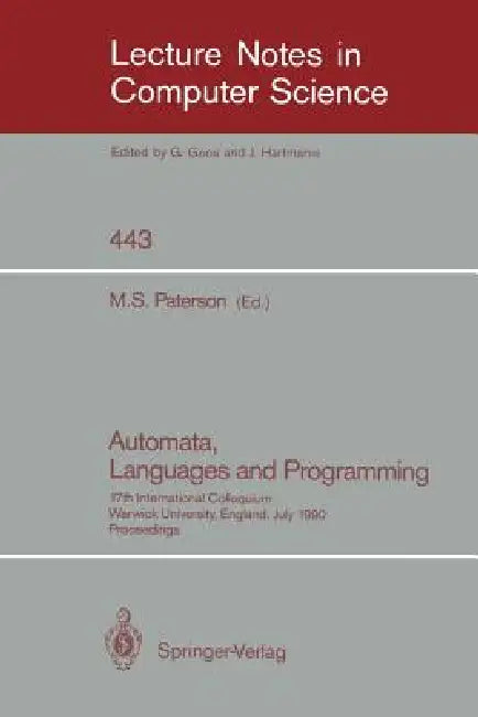 Buy Automata, Languages and Programming (English, Michael S. Paterson) — BookShops.in