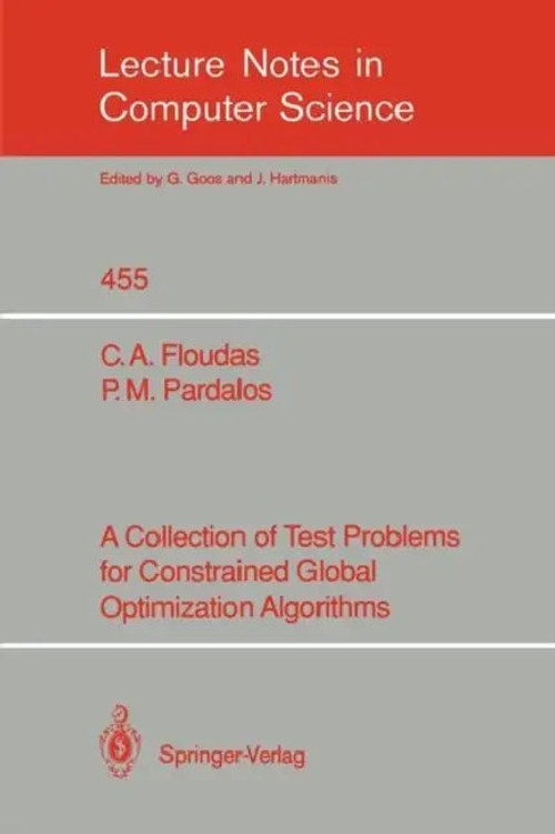A Collection of Test Problems for Constrained Global Optimization Algorithms by Floudas view 2