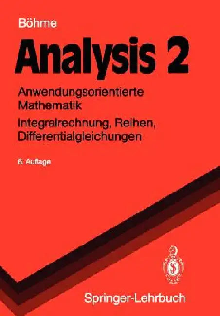 Analysis 2 (English, Gert Böhme)