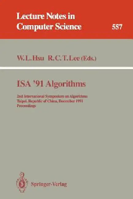 Buy ISA '91 Algorithms (English, Wen-Lian Hsu | R. C. T. Lee) — BookShops.in