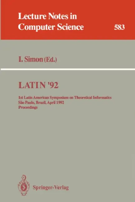 Buy Latin '92 (English, Imre Simon) — BookShops.in