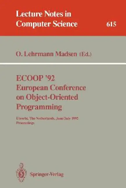 Buy Ecoop '92. European Conference on Object-Oriented Programming (English, Ole Lehrmann Madsen) — BookShops.in