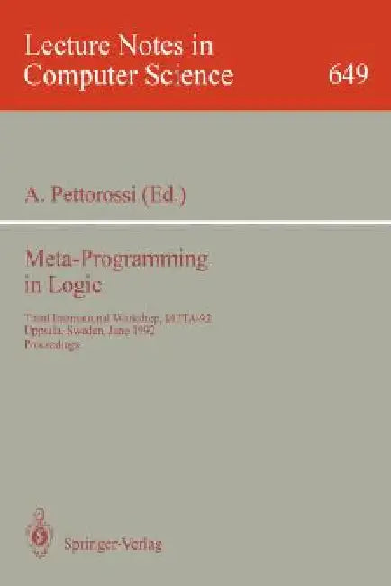Buy Meta-Programming in Logic (English, Alberto Pettorossi) — BookShops.in