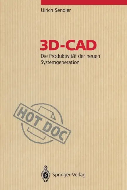 Buy 3d-CAD (English, Ulrich Sendler) — BookShops.in