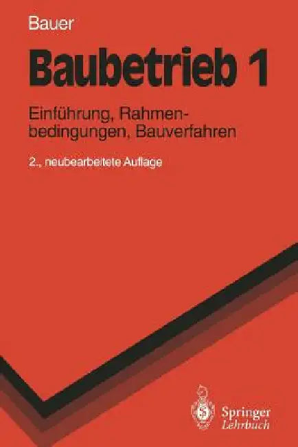 Buy Baubetrieb 1 (English, Hermann Bauer) — BookShops.in