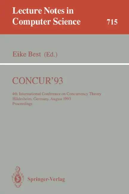 Buy Concur'93 (English, Eike Best) — BookShops.in