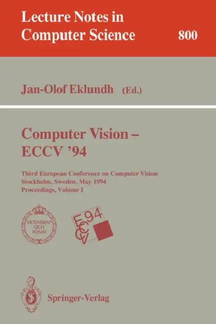 Buy Computer Vision - Eccv '94 (English, Jan-Olof Eklundh) — BookShops.in