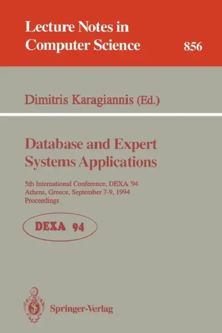 Buy Database and Expert Systems Applications (English, Dimitris Karagiannis) — BookShops.in