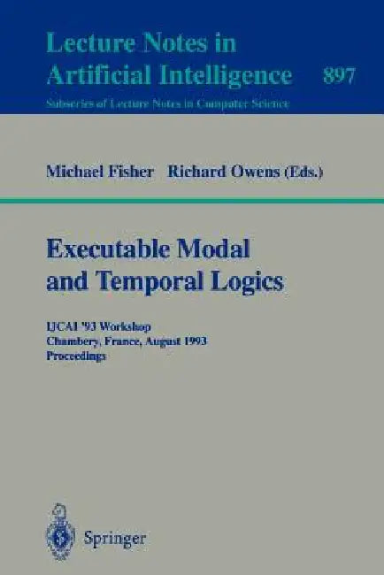 Buy Executable Modal and Temporal Logics (English, Michael Fisher | Richard Owens) — BookShops.in
