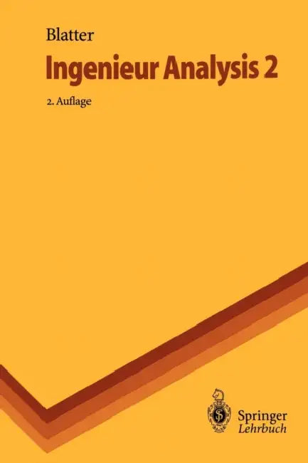 Buy Ingenieur Analysis 2 (English, Christian Blatter) — BookShops.in
