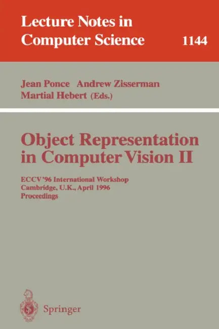 Buy Object Representation in Computer Vision II (English, Jean Ponce | Andrew Zisserman | Martial Hebert) — BookShops.in