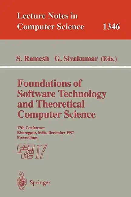 Buy Foundations of Software Technology and Theoretical Computer Science (English, S. Ramesh | G. Sivakumar) — BookShops.in
