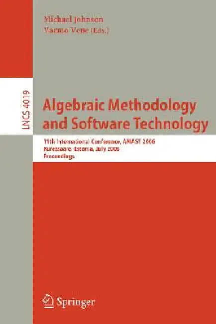 Buy Algebraic Methodology and Software Technology (English, Michael Johnson) — BookShops.in
