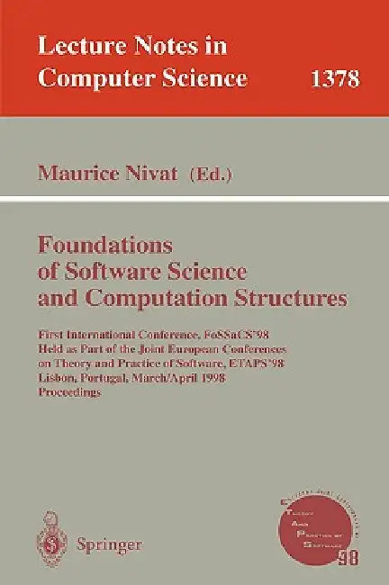 Buy Foundations of Software Science and Computation Structures (English, Maurice Nivat) — BookShops.in